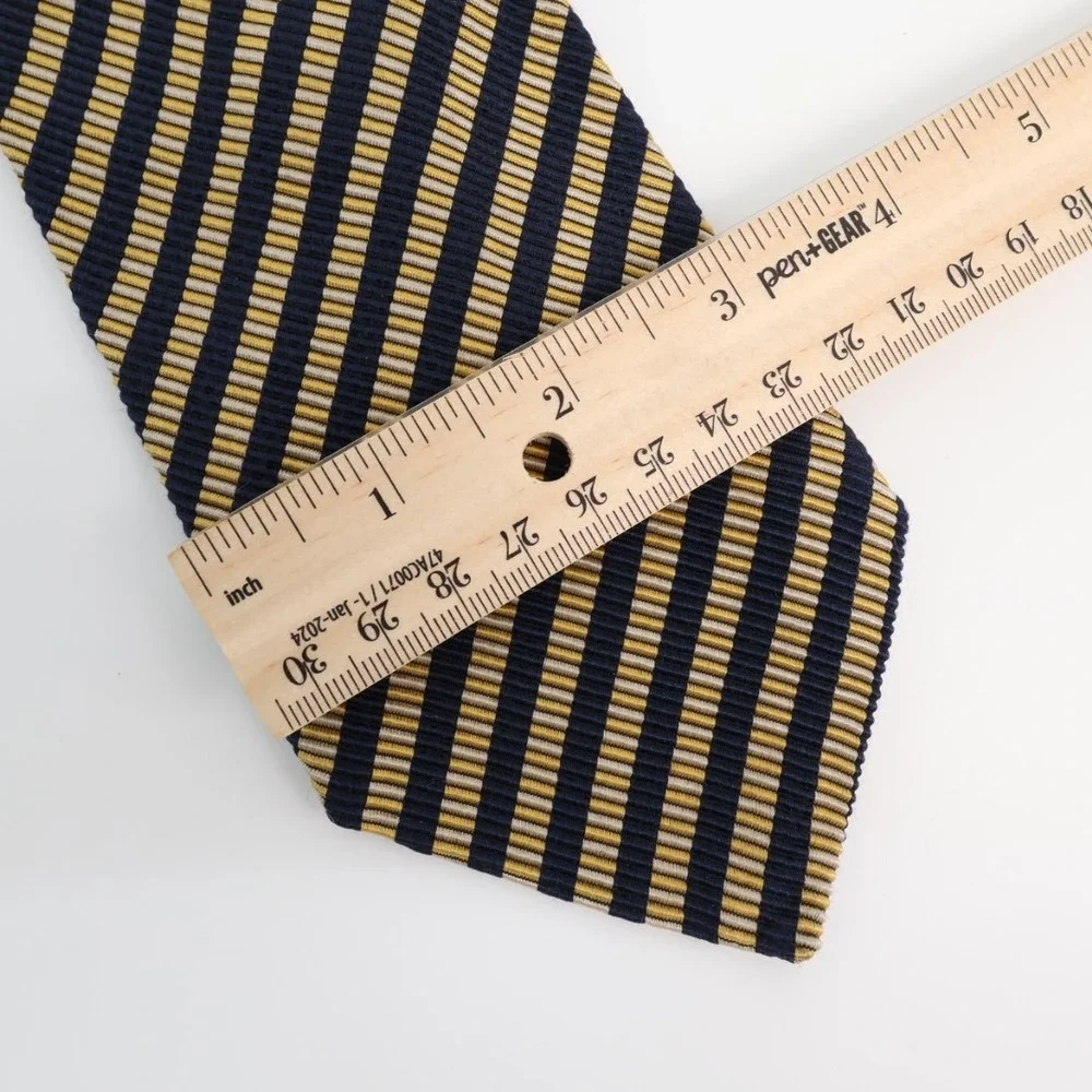 Charles Tyrwhitt Necktie Jermyn Street‎ London Blue Gold Striped Business Career